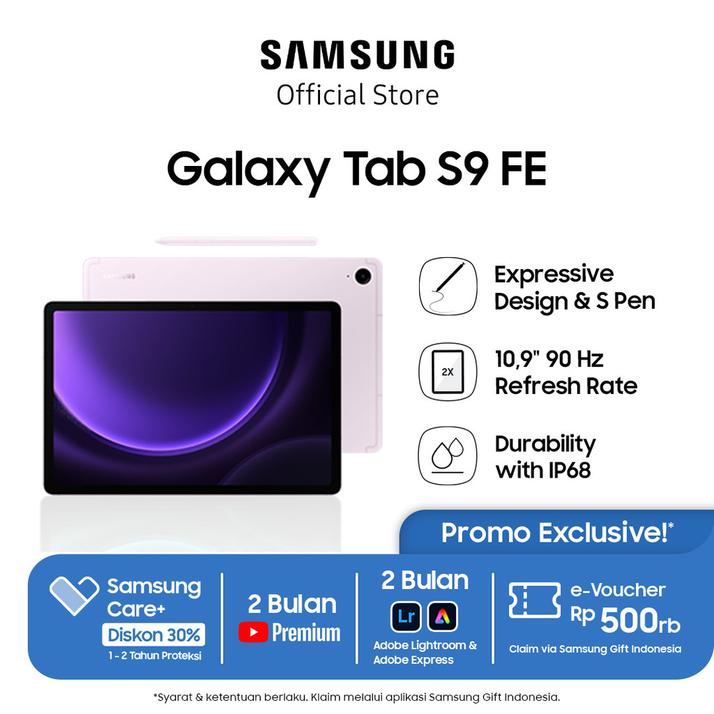 Samsung Galaxy Tab S9 FE 6/128GB - Lavender