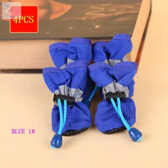 Sepatu Anjing Kucing " Waterproof Boots " Dog Cat Shoes
