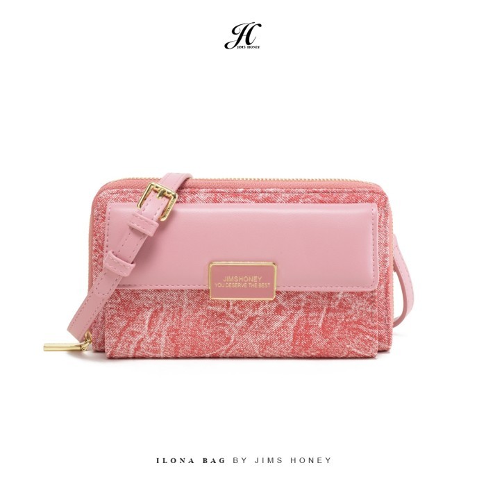 PROMO Jims Honey - Ilona Mini Bag - Tas Selempang Wanita Mini Bag - Pink
