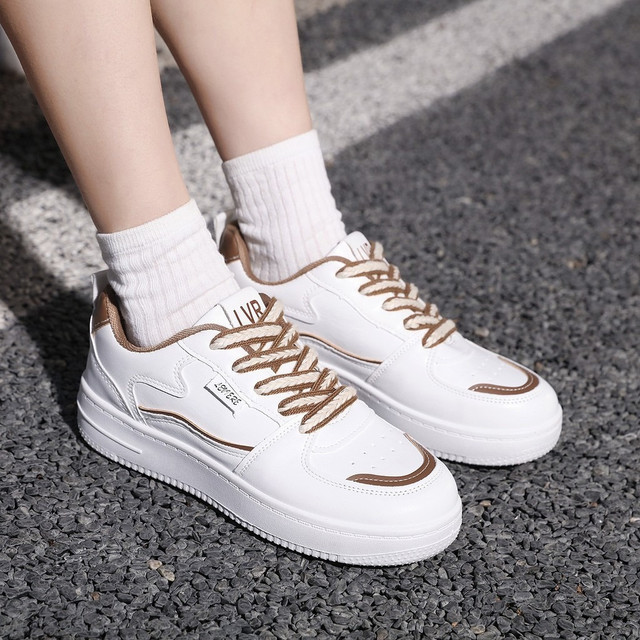 Sepatu Sneakers Wanita Putih Sepatu Sport Wanita Fashion Trend LV0283