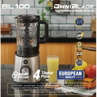 MITO Food Processor Blender Omni Blade BL100 Mitochiba BL-100