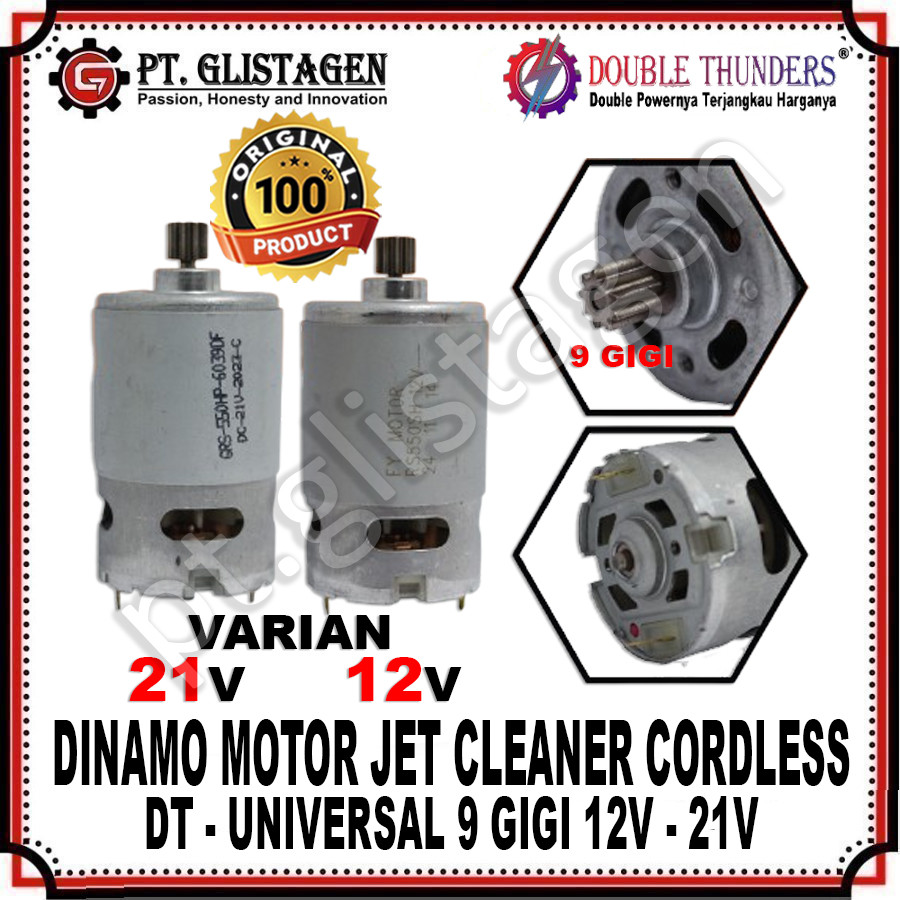 Dinamo Motor Cordless 12V 21V DC RS550 Dinamo Motor Sparepart Bor Jet Cleaner Cordless DC 12volt 21v