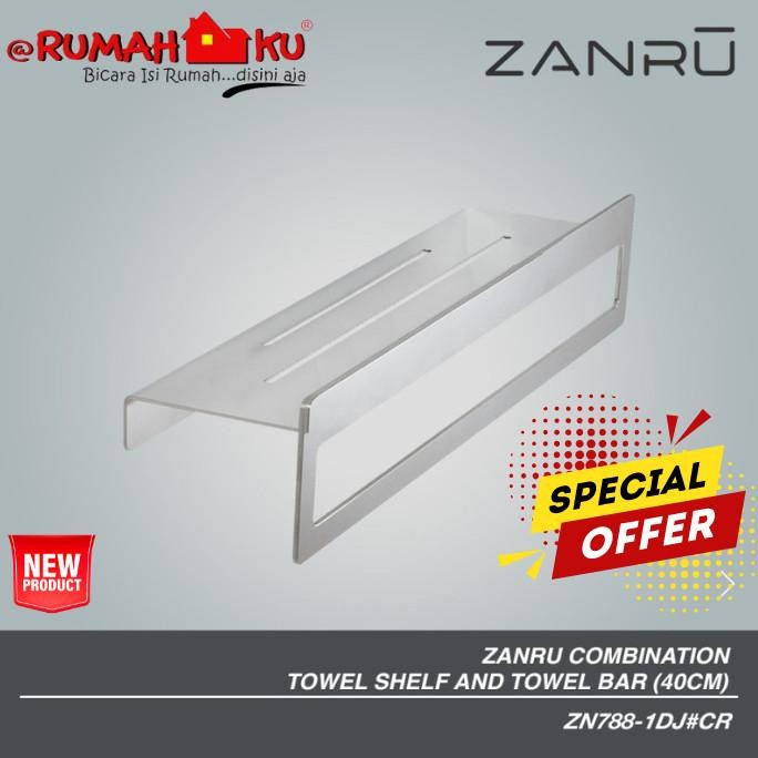 ZANRU MULTIFUNCTIONAL SHELF ZN788-1DJ#SS  | GANTUNGAN HANDUK - GANTUNGAN BAJU - STAINLES STELL 1812T