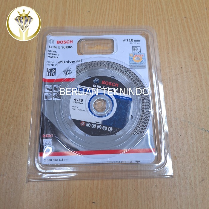 Diamond Wheel BOSCH Turbo Slim 4" inch / Mata Potong Granit BOSCH Turbo Slim