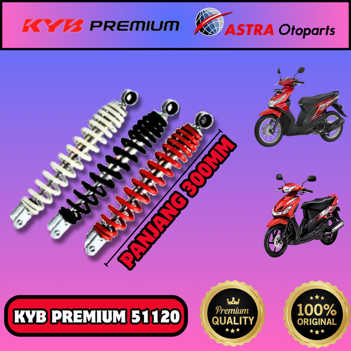 SHOCK BREAKER YAMAHA MIO SPORTY MIO SMILE FINO XEON KYB KAYABA 51120