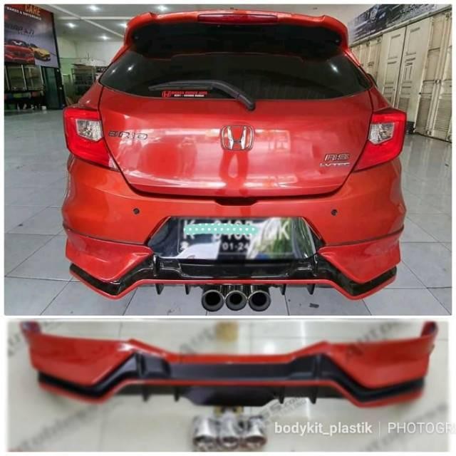Bodykit Belakang Diffuser All New Brio Tx 2018 2019