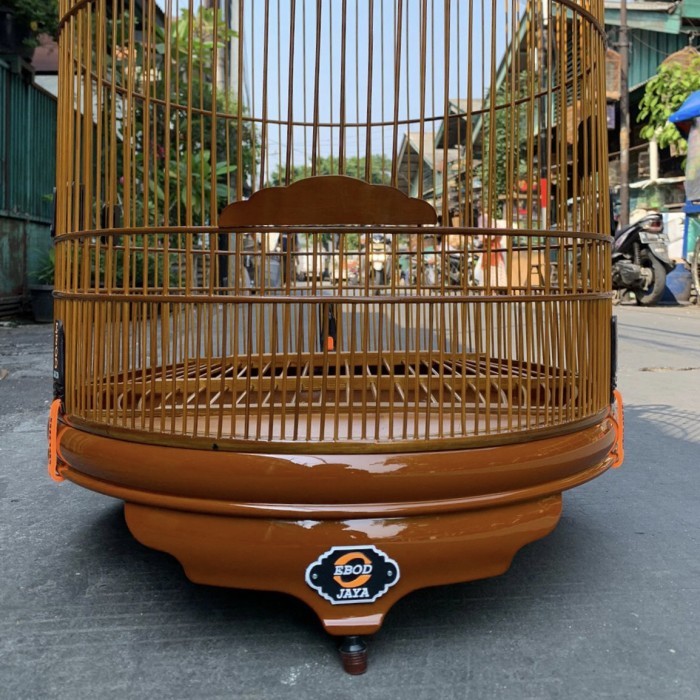 SANGKAR KANDANG MURAI EBOD JAYA PVC REBORN COKLAT NO 2