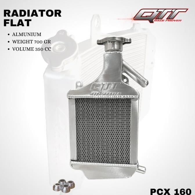 NEW Radiator qtt VARIO 160 PCX 160 ADV 160 Flate alumunium