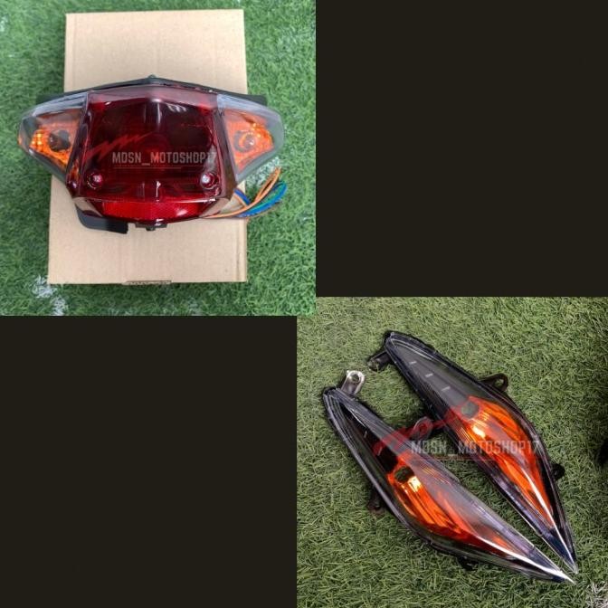 Reflektor set sen stoplamp beat karbu custom