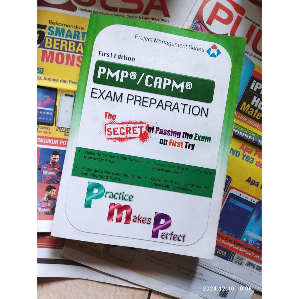 Buku PMP/CAPM EXAM PREPARATION. The Secret Of Passing The Exam On First Try