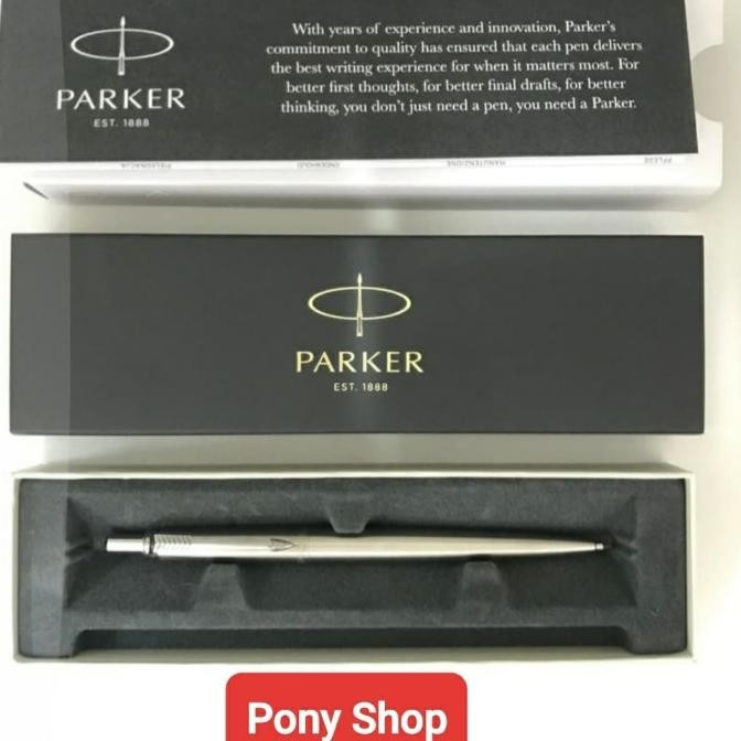 

Parker Jotter Ss Ct (Klip Silver) Bp Ballpoint Original Dan Terpercaya