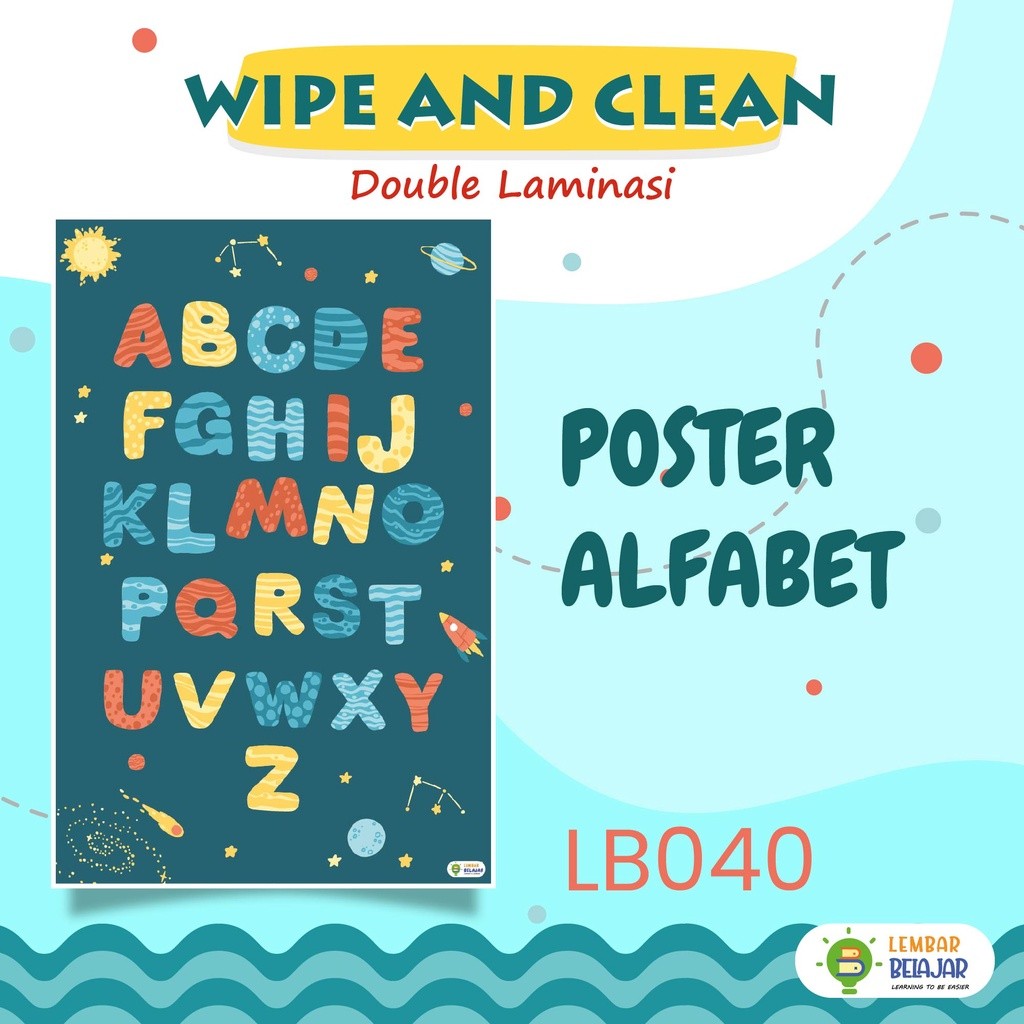 

Adaajaa [DOUBLE LAMINASI] - Poster Edukasi Anak - Poster Edukasi Seri Belajar Membaca Angka - Poster