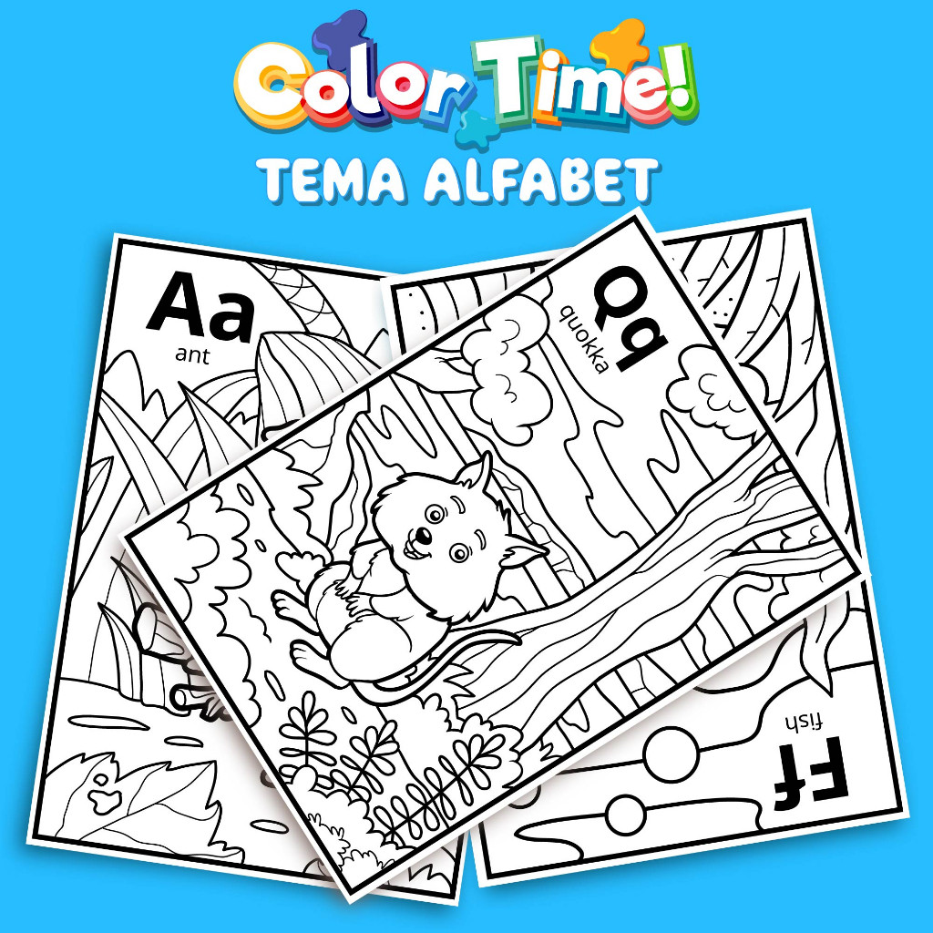 

Adaajaa Lembar Aktivitas Anak - Kertas Mewarnai Ukuran A3 dan A3+ - Buku Mewarnai YE340TERBARU