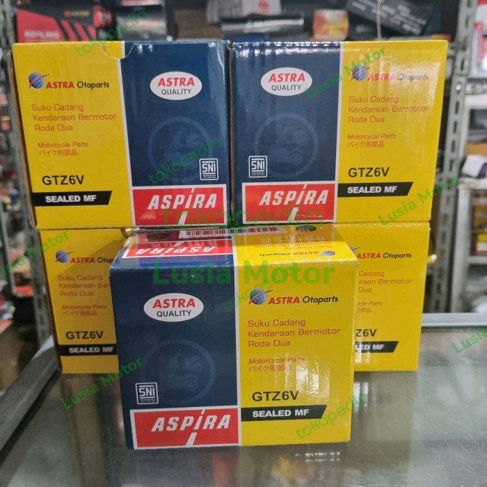 Ready Accu Aspira GTZ6V - Aki Aspira GTZ6V