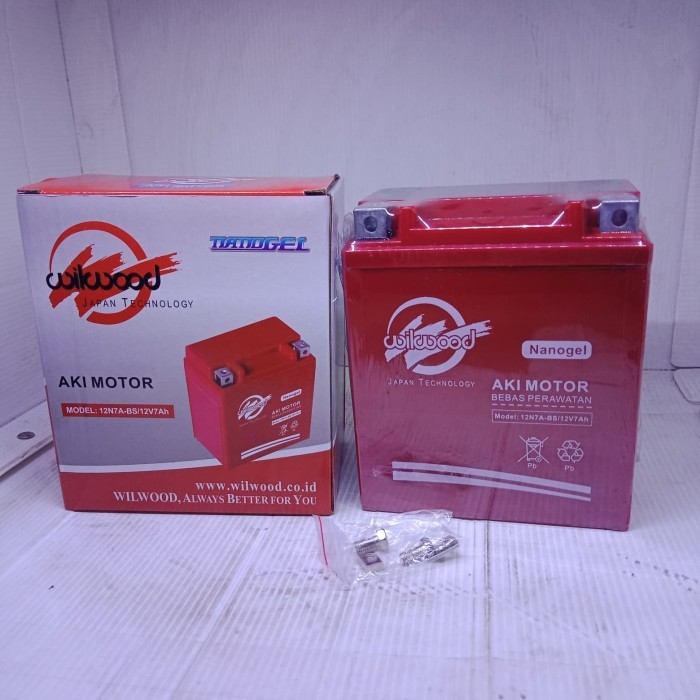 Ready Aki Kering Thunder 125 12V7Ah Nanogel Wilwood Japan Technology