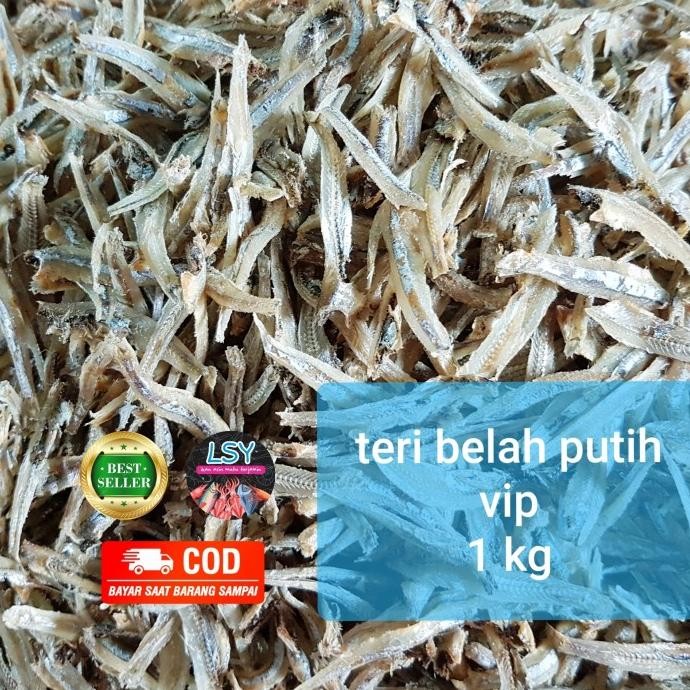 

ikan asin teri belah putih vip/ jengki belah vip 1kg