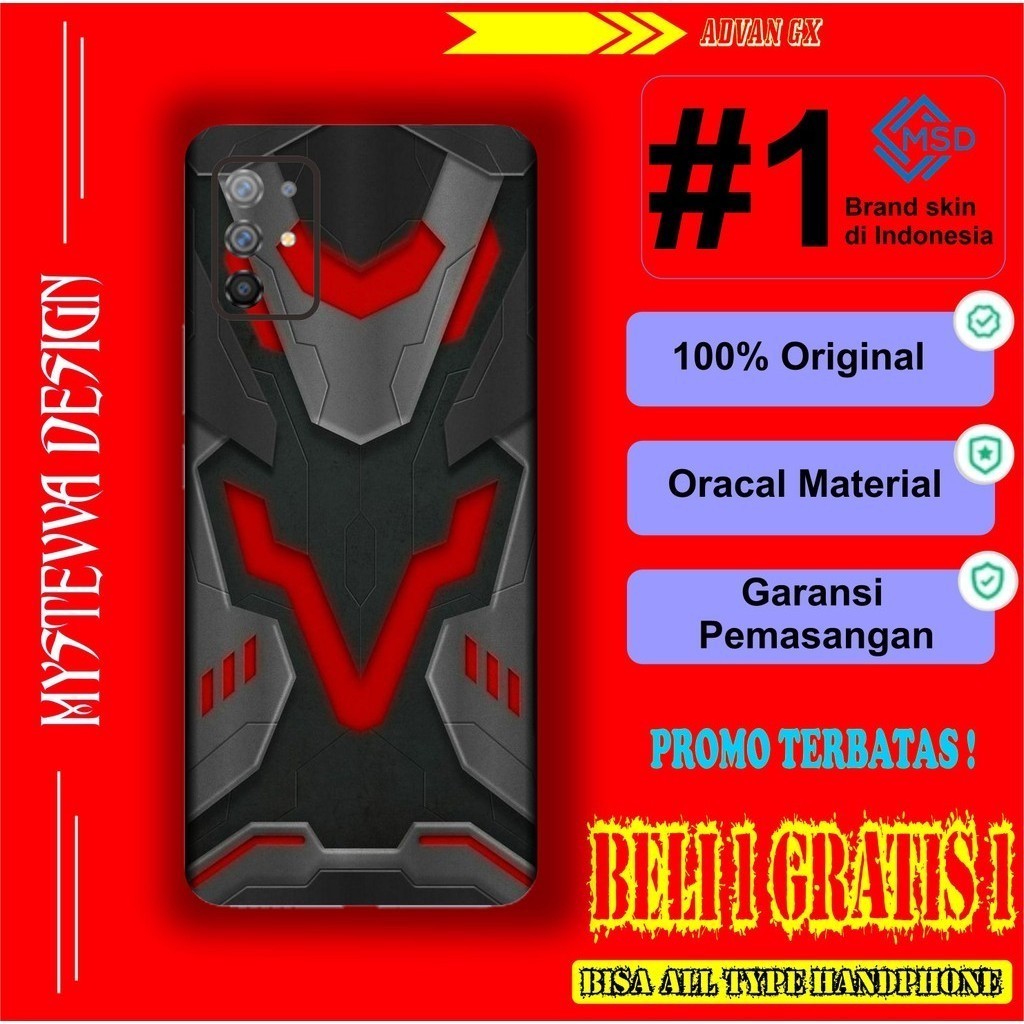 

*Fullbody* Beli 1 Gratis Advan Gx Garskin Case/Stiker Premium Custom COD