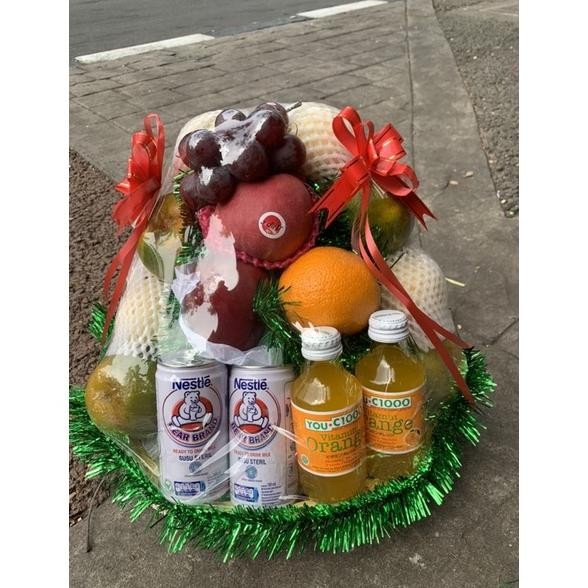 

shu parcel buah s with bearnd and uc-1, free kartu ucapan