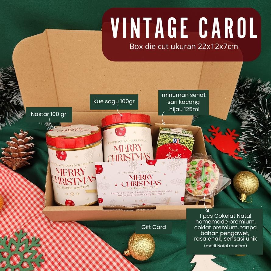 

ton hampers natal kado christmas gift parcel hadiah natal gojek grab instan - vintage by hapunni