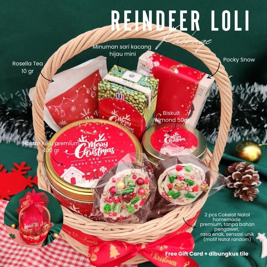 

rim christmas hampers kado natal parsel merry xmas reindeer parcel preum by hapunni