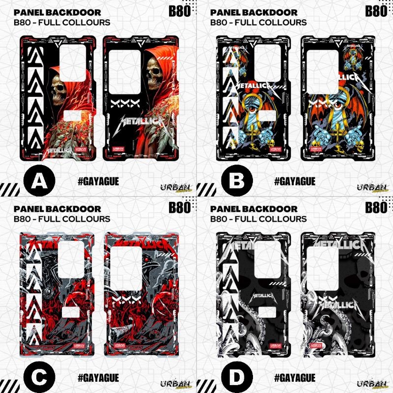 

*Fullbody* Hiasan 3d B80 Colours Ax Series By Urban District Garskin Case/Stiker Premium Custom COD