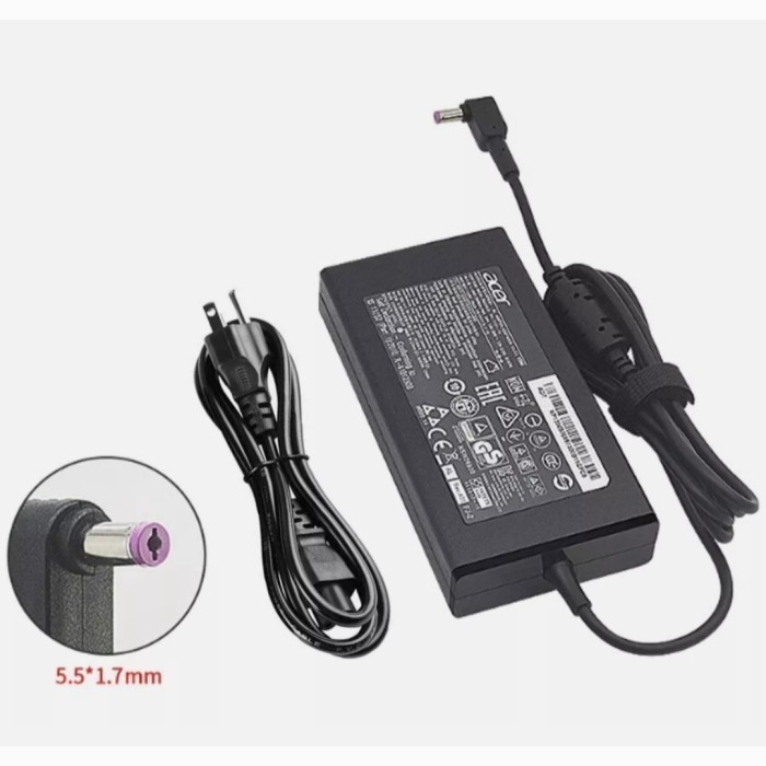 Adaptor Charger Laptop Acer Nitro 5 Ryzen 7 AN515-44 AN515-52 AN515-54 19.5V 6.92A 135W