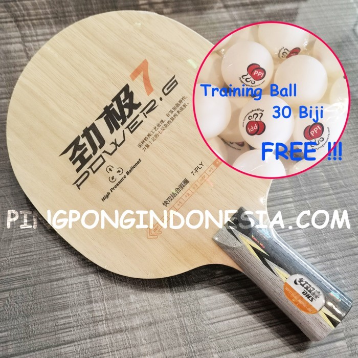 Dhs Pg7 - Penhold - Blade/Kayu Pingpong Tenis Meja Bat Bet