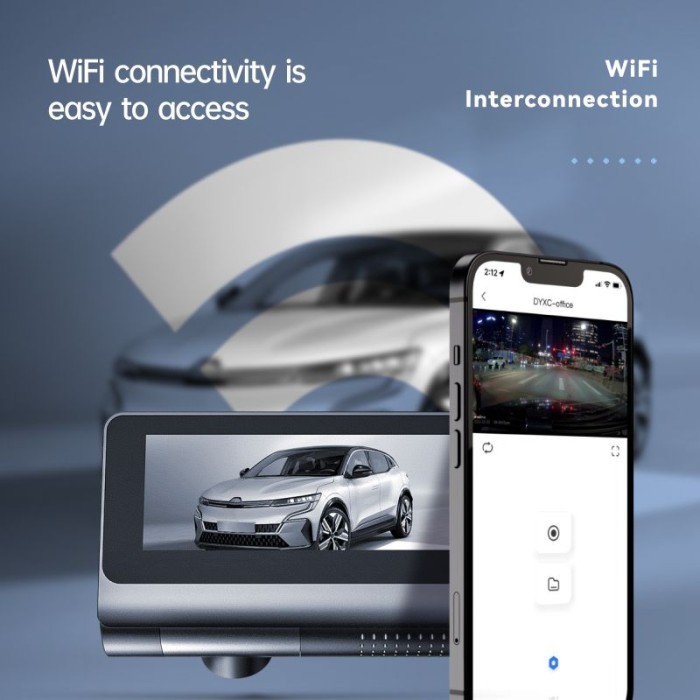 You Pin Dash Cam A500 Dashcam 4K HD Wifi Hidden Recorder Kamera Mobil