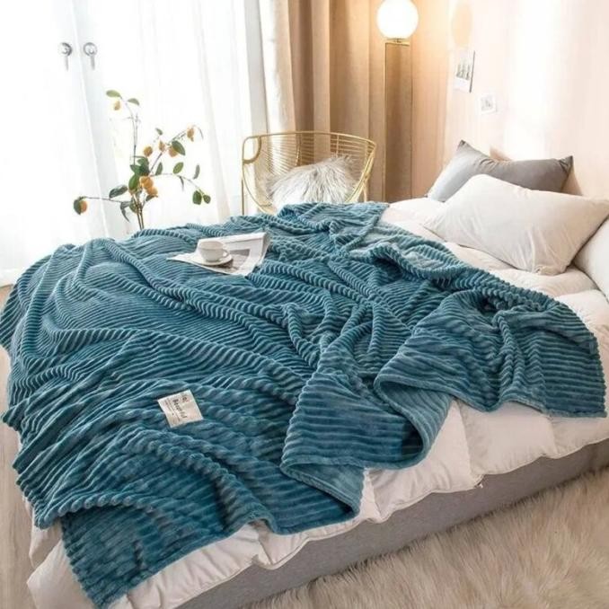 SELIMUT POLOS MOTIF EMBOS/TANPA LIST POLOS SALUR/SELIMUT DEWASA