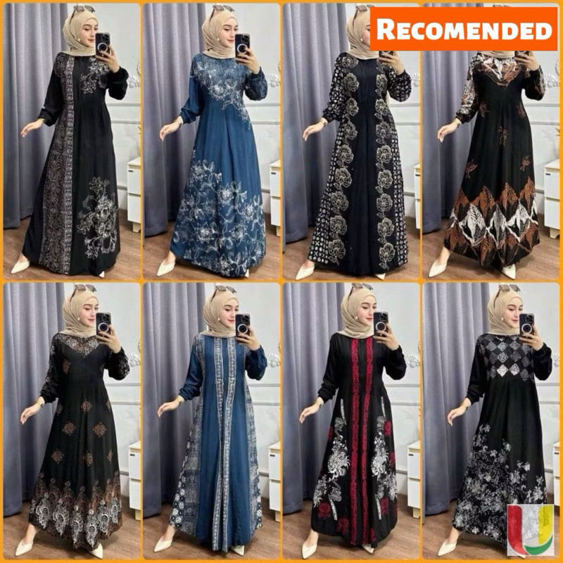 Ghamis Bju Gamis Ibuibu Pengajian Dris Ukuran S M L Lx Xxl Xxxl Jumbo Juba Pakean Dres Simpel Elegan