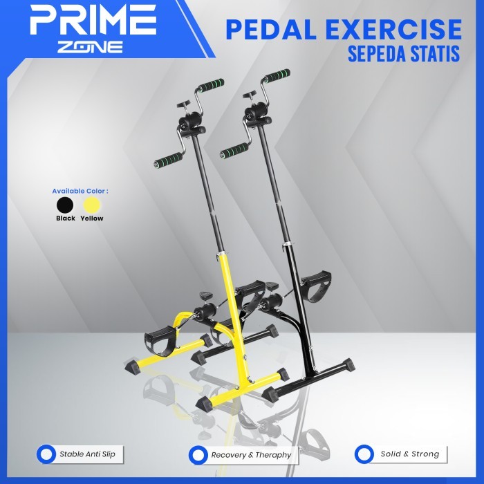 BDMS Pedal Exerciser Sepeda Statis Mini Bike Terapi Stroke Lansia