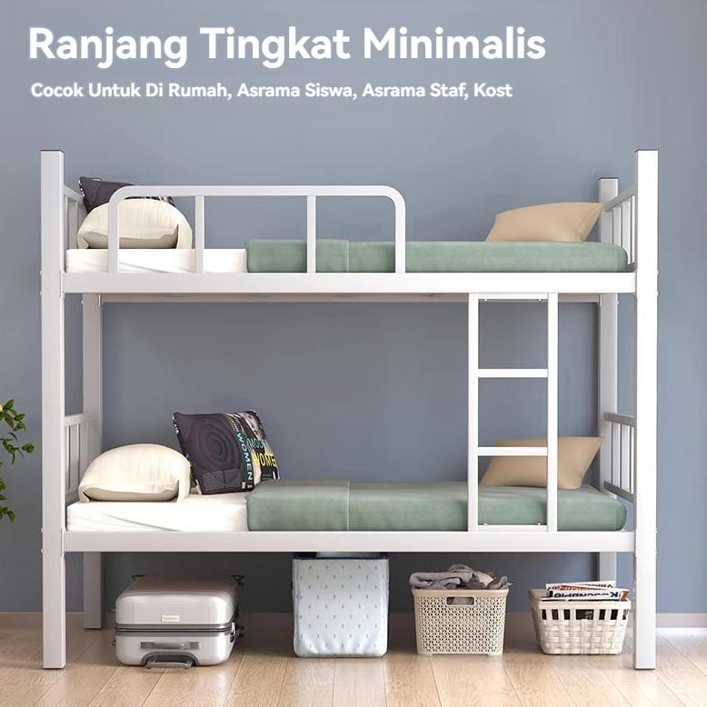 Ranjang Tingkat Besi Ranjang Susun Tingkat Tempat Tidur Tingkat