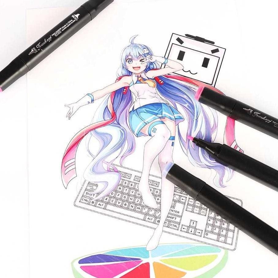 

Spidol Warna Stabilo Touch 24/36/48 Dual Side Fine Art Brush