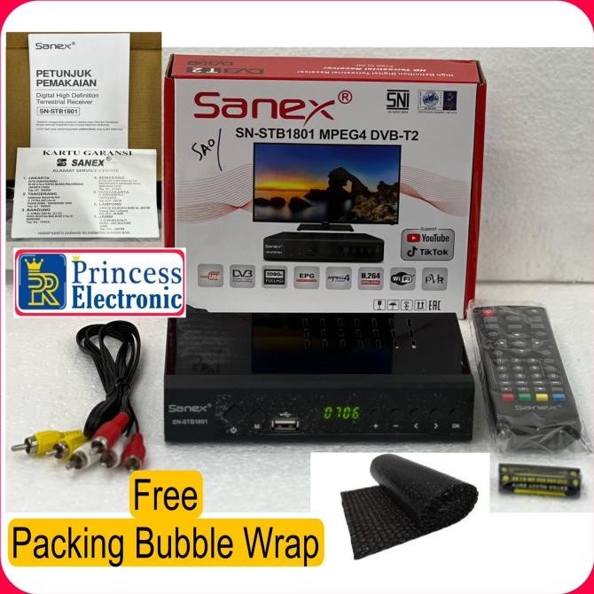 set top box tv digital sanex stb1801
