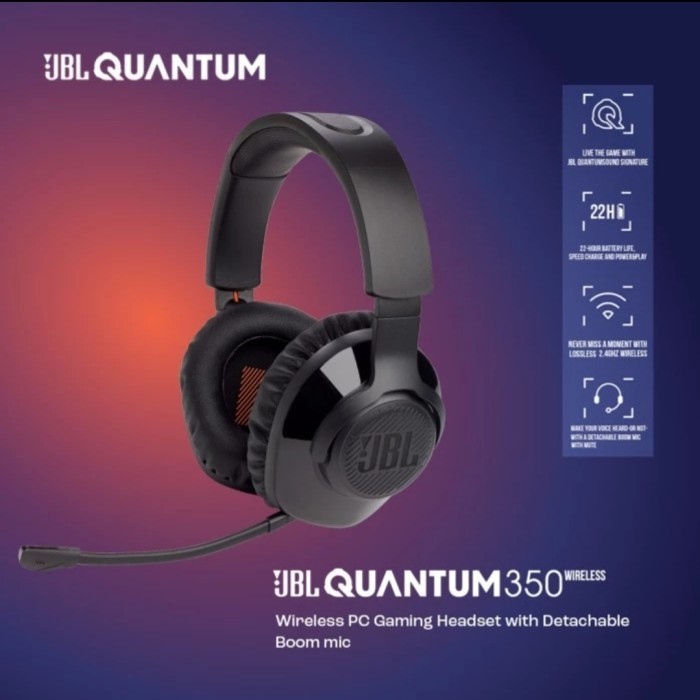 JBL Quantum 350 Wireless Gaming Headset JBL Gaming Headphone JBL HeadPhone Gaming JBL