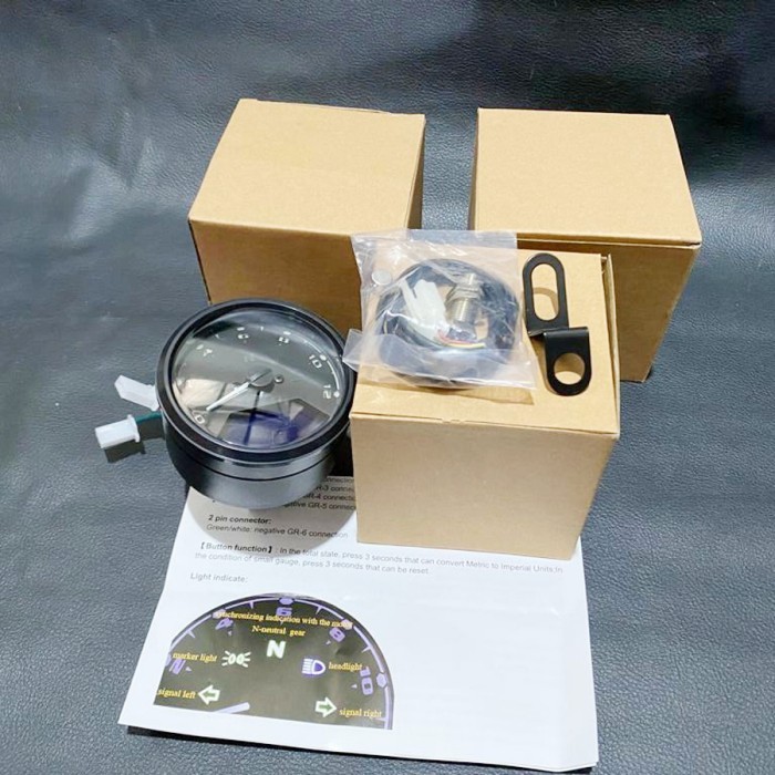Spido Spidometer Vespa Px New Px Digital Custom Model Babon Rpm Bagus