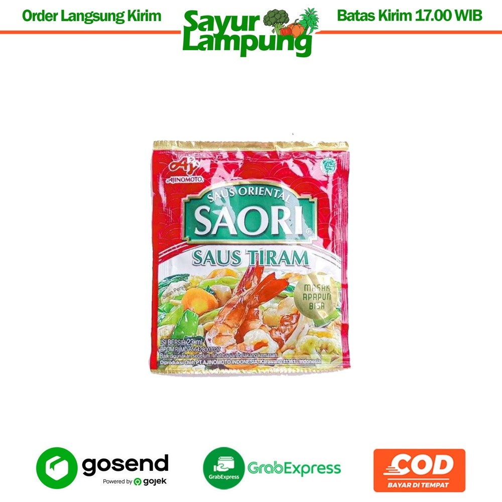 

Saori Saus Tiam 23 Ml - Sayur Lampung
