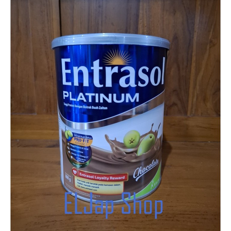 

Susu Entrasol Platinum / Senior Rasa Coklat / Chocolate 800gr