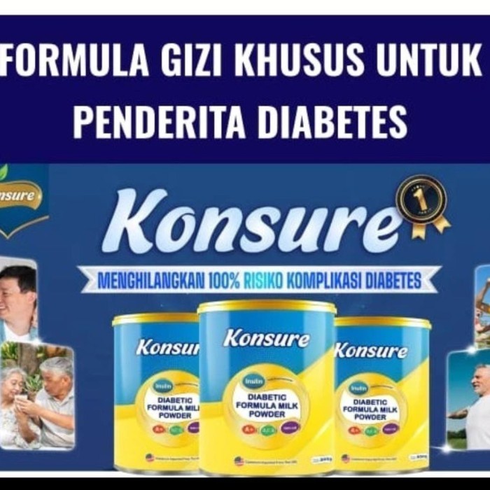 

KONSURE ORIGINAL SUSU DIABETES IMPOR 500gr Ready Siap kirim