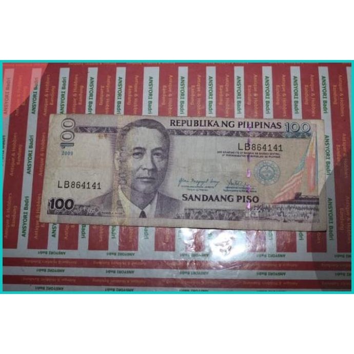 Uang Philipina 100 Piso 2009 Iklan F710 11OKTZ4 tools