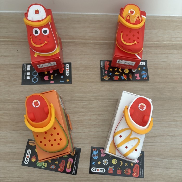 NEW Happy meal mcd x crocs mcdonald