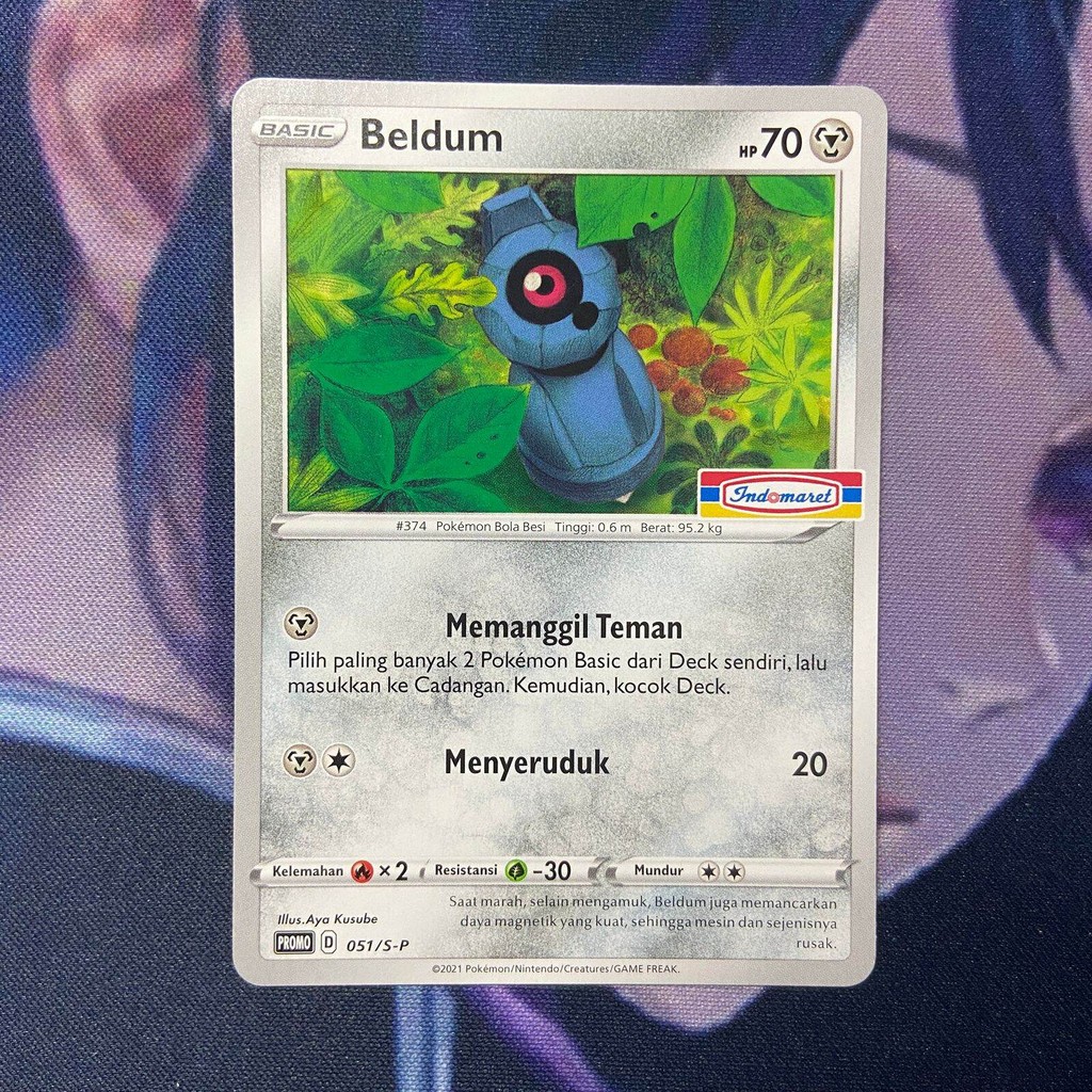 pokemon (ID) beldum indomaret - PROMO 051/S-P - NO FOIL