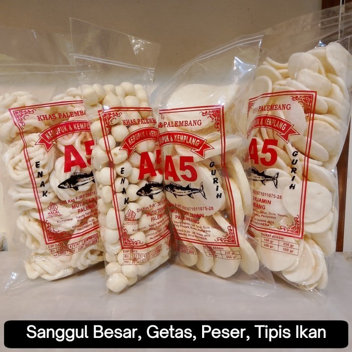 

Kerupuk A5 - Tipis Ikan, Peser, Getas,Sanggul Besar