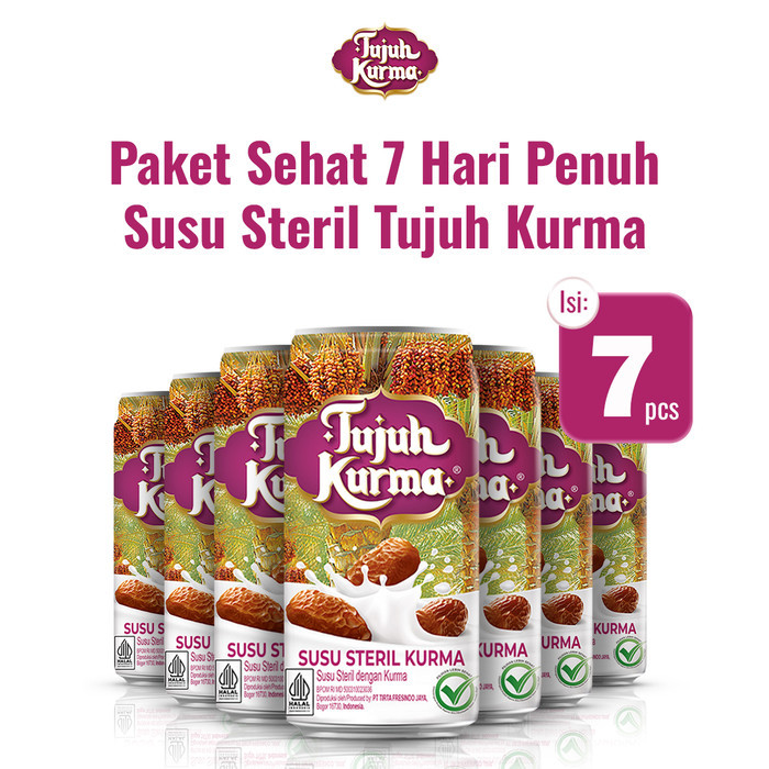 

Paket Sehat Seminggu Susu Steril Tujuh Kurma 7 Pcs
