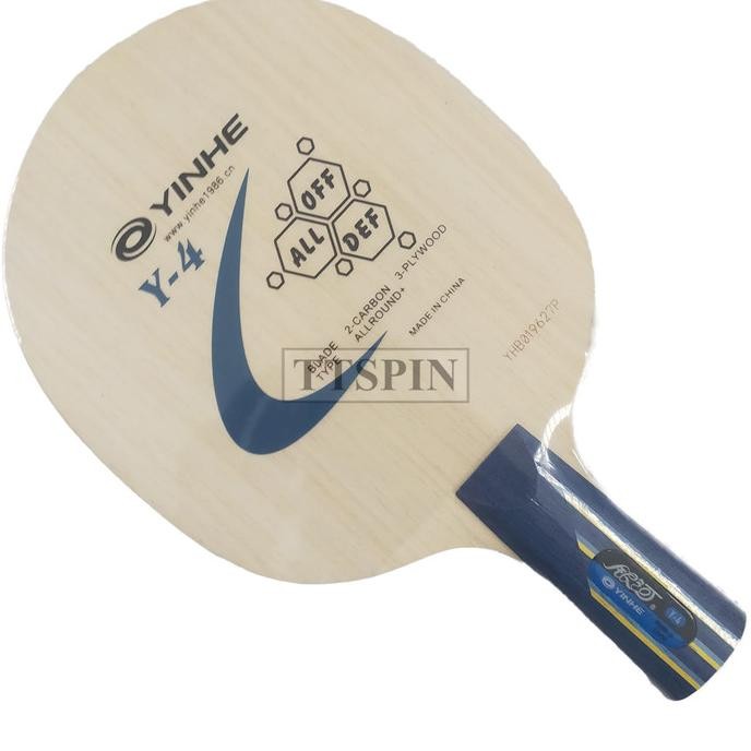 Yinhe Y4 - Kayu Pingpong Carbon Blade Bet Bat Tenis Meja Y-4 Mercury 4