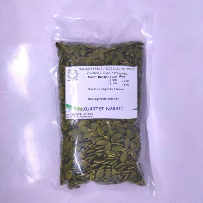 

500gr Activated Pumpkin Seeds - Aktivasi Biji Labu - Matang