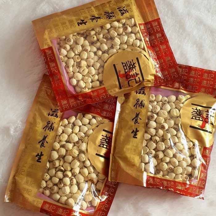 

white Lotus Seed /Biji Teratai / Lian zhi Premium 300gr Hkg