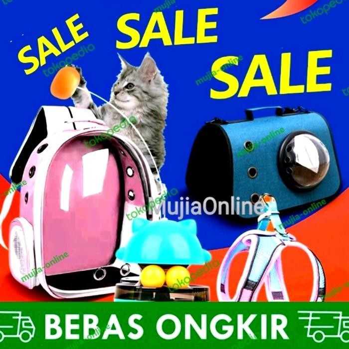 Tas Ransel Kucing Jumbo Anjing Pet Travel Cargo Carrier Astronot Besar