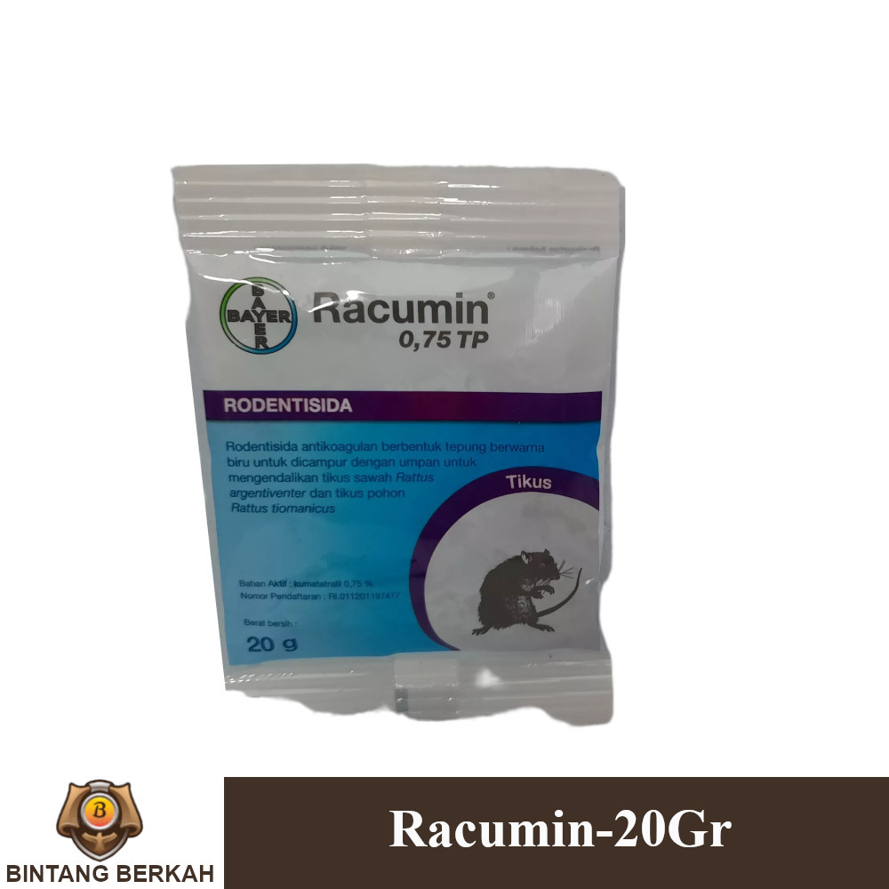 Racumin 20 Gram Obat Tikus Serbaguna Pertanian