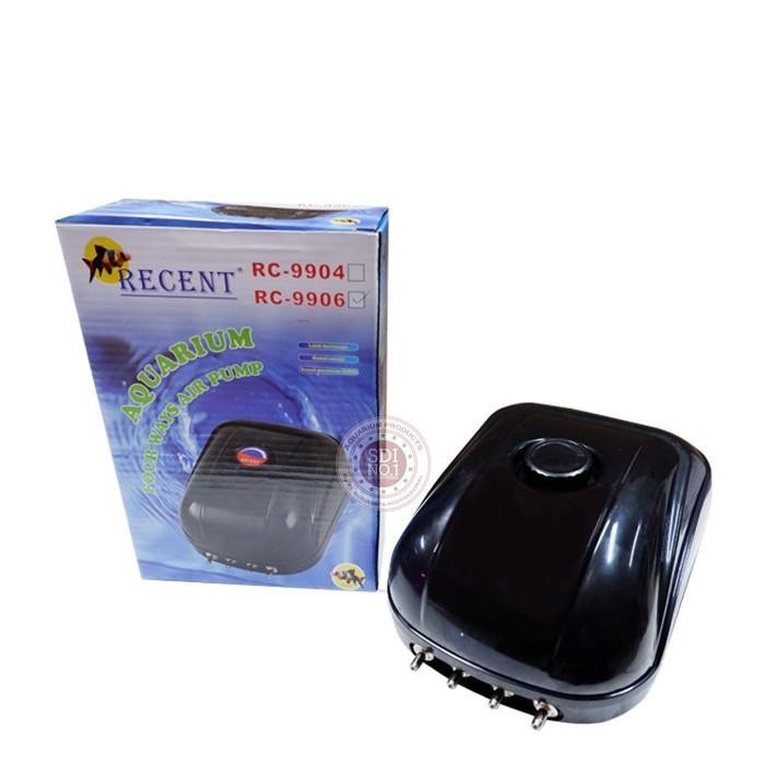 Pompa Udara Aquarium Aerator 4 Lubang Recent Rc 9906 Air Pump